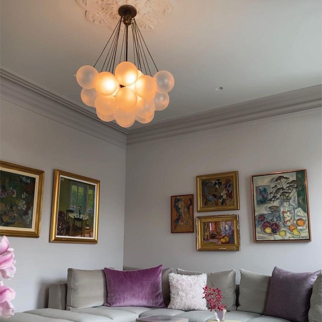 Halden Frosted Glass Bubble Chandelier