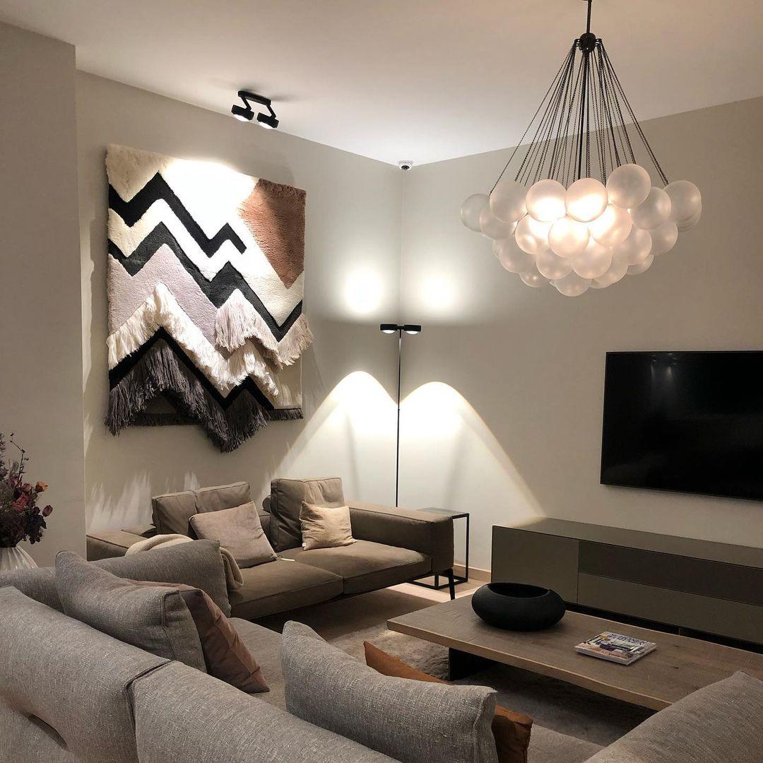 Halden Frosted Glass Bubble Chandelier