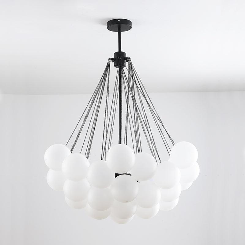 Halden Frosted Glass Bubble Chandelier