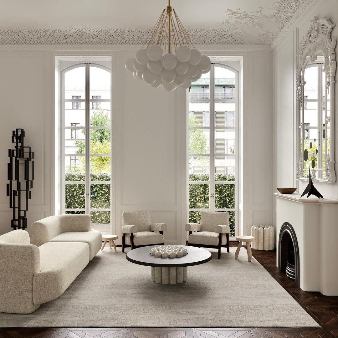 Halden Frosted Glass Bubble Chandelier