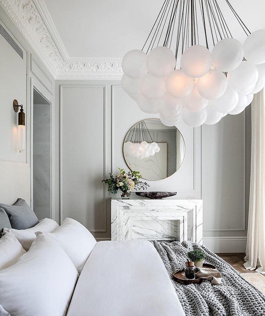 Halden Frosted Glass Bubble Chandelier