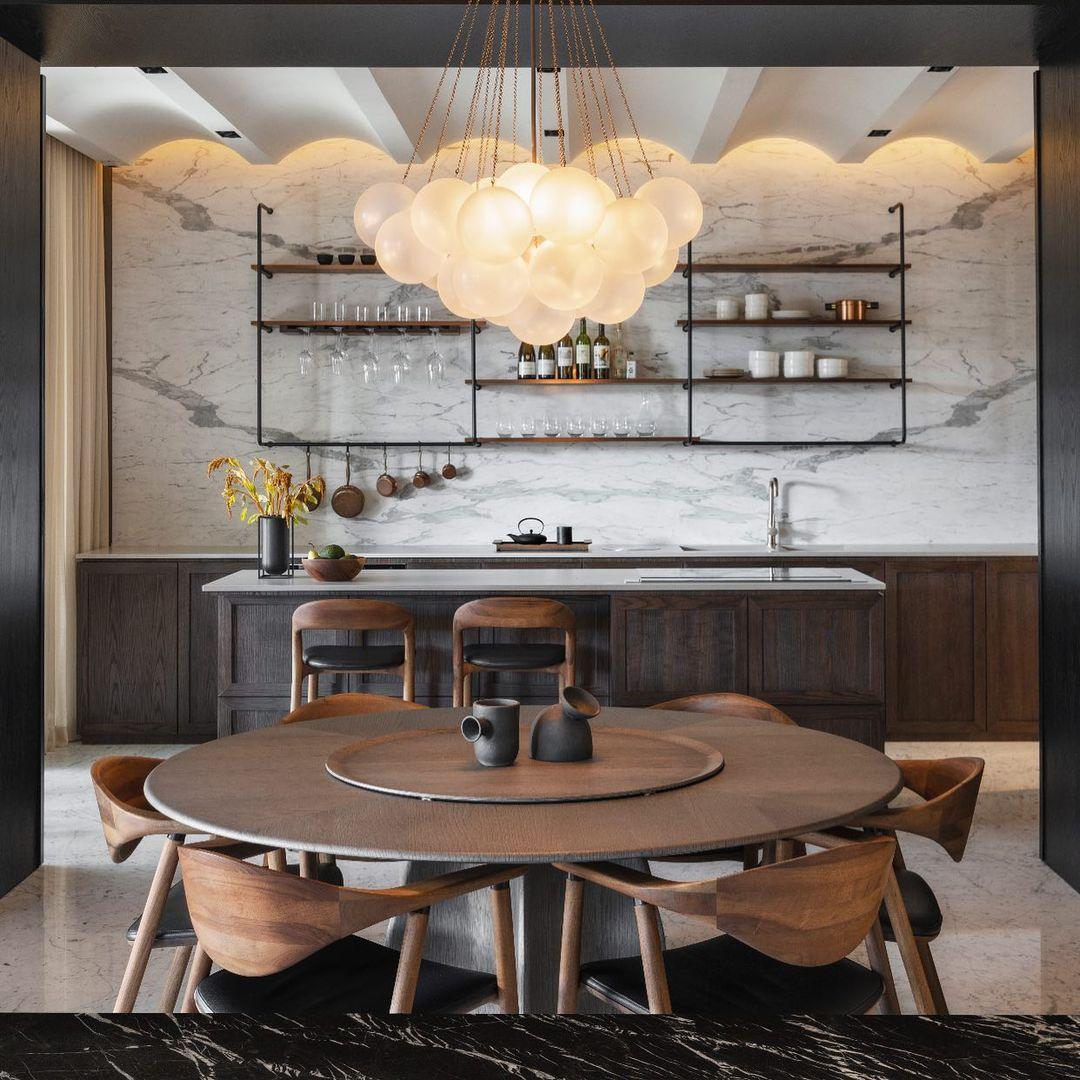 Halden Frosted Glass Bubble Chandelier