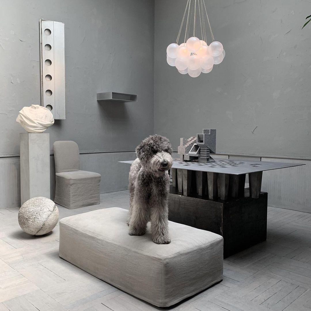 Halden Frosted Glass Bubble Chandelier