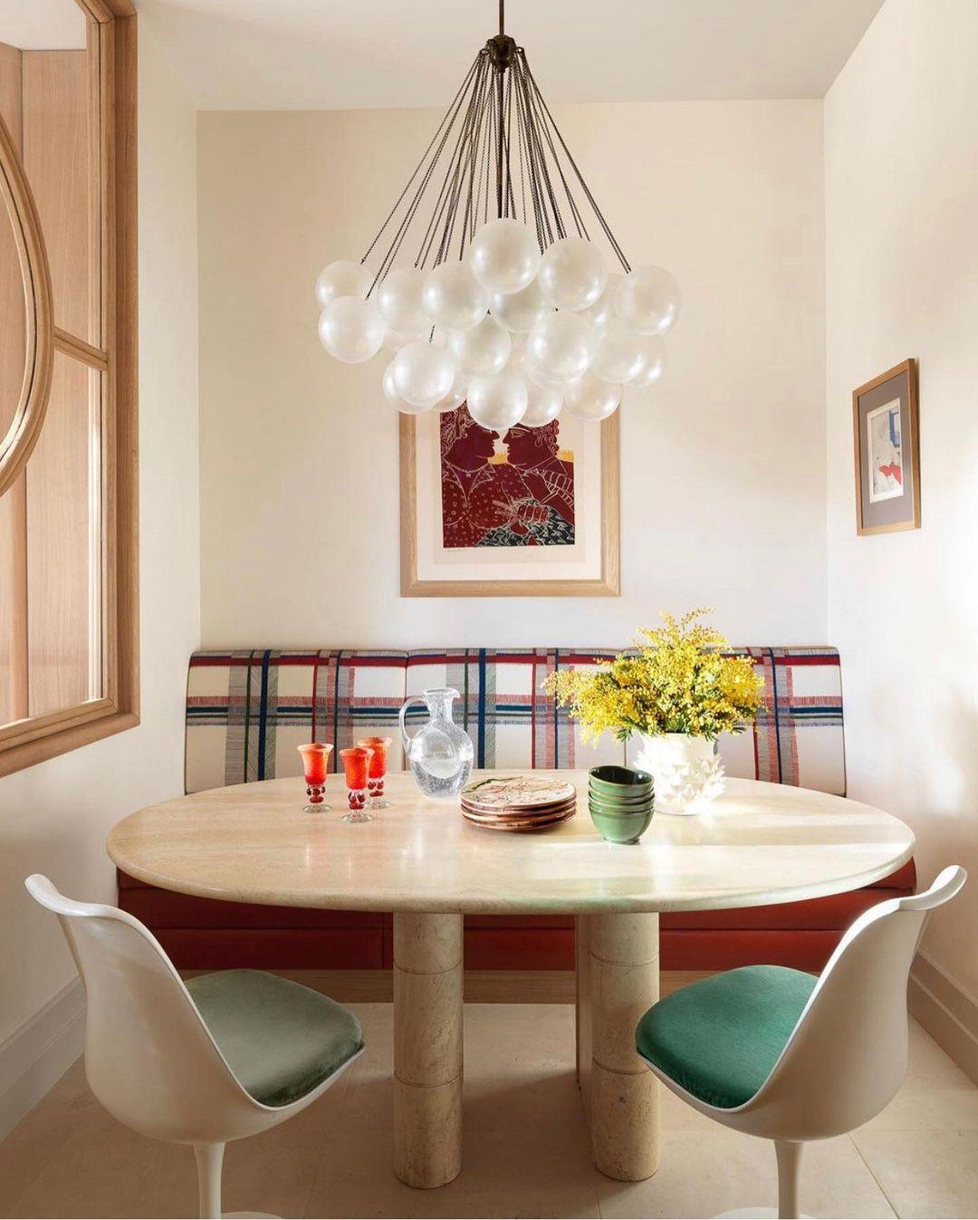 Halden Frosted Glass Bubble Chandelier