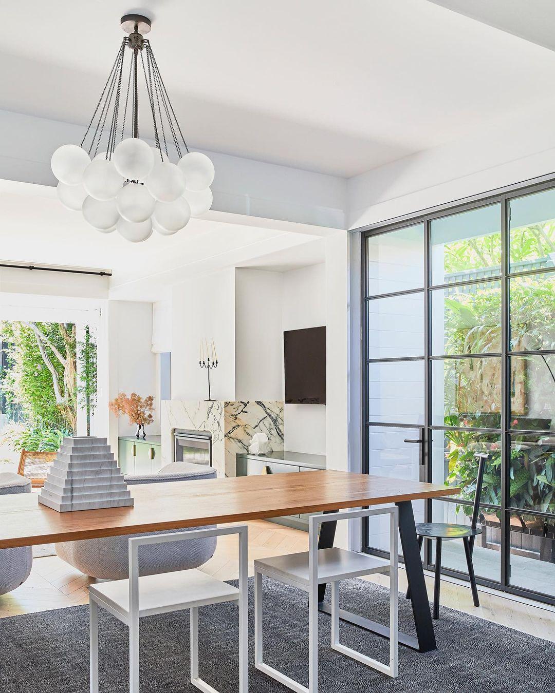 Halden Frosted Glass Bubble Chandelier