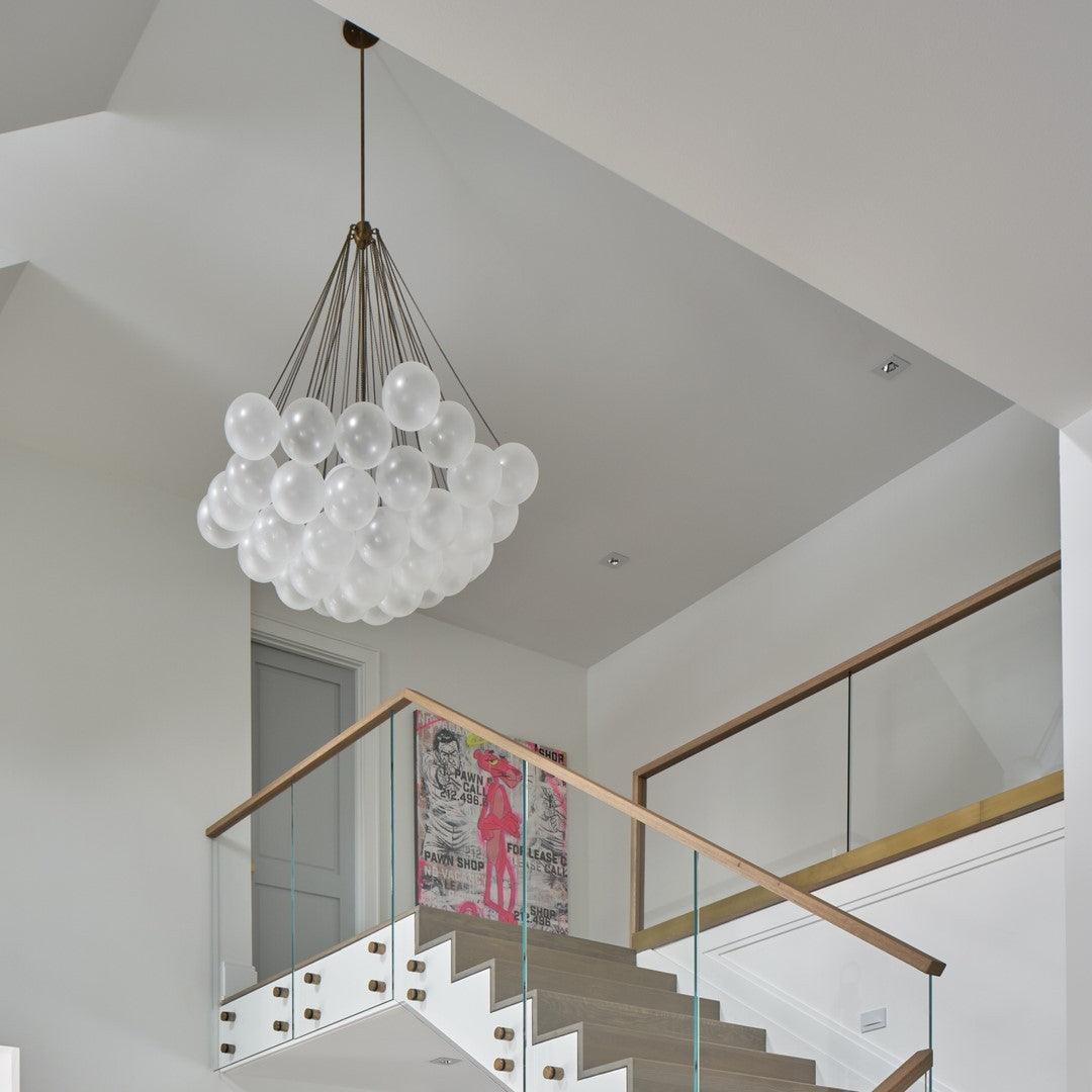 Halden Frosted Glass Bubble Chandelier