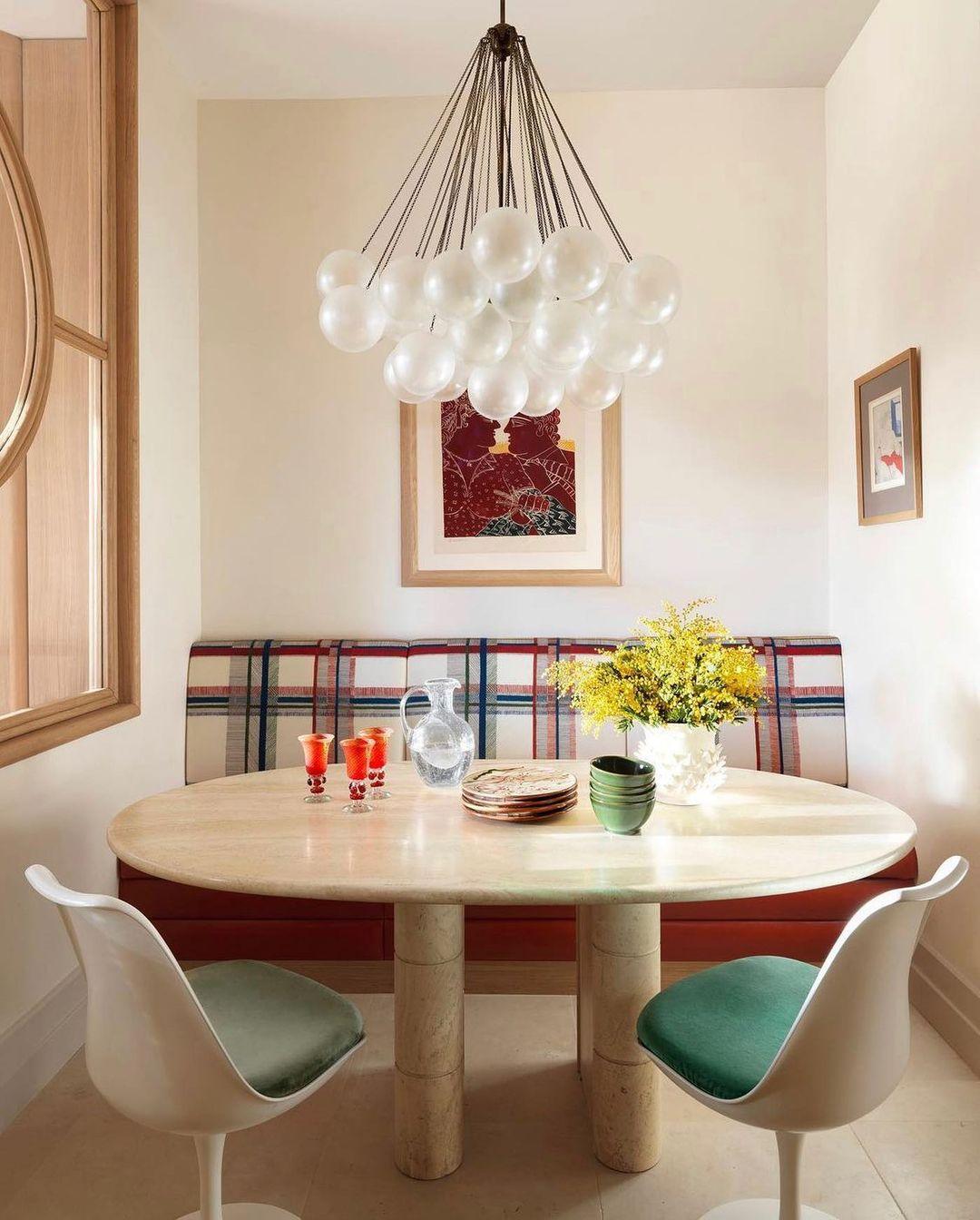 Halden Frosted Glass Bubble Chandelier
