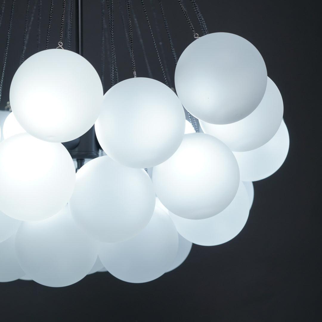 Halden Frosted Glass Bubble Chandelier