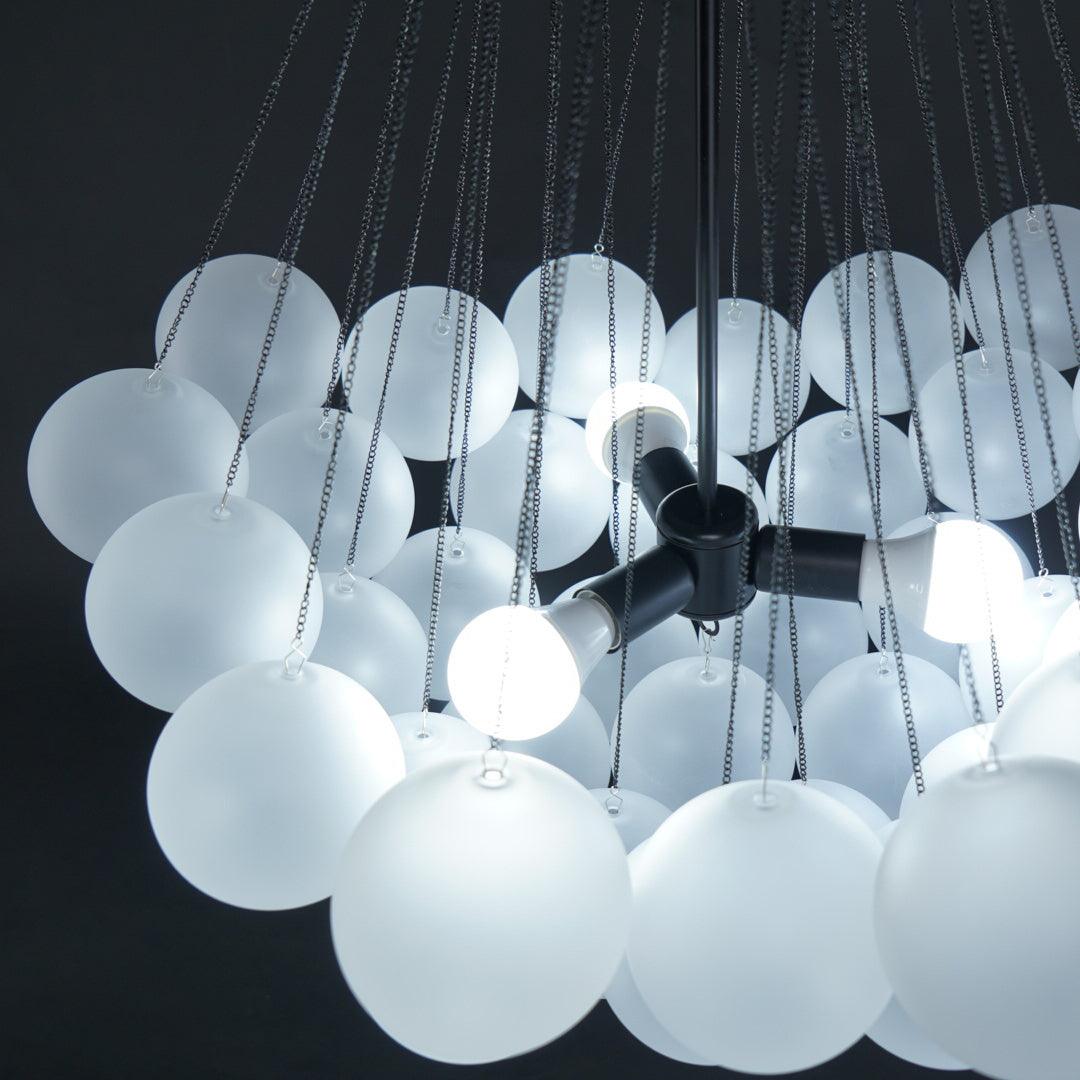 Halden Frosted Glass Bubble Chandelier
