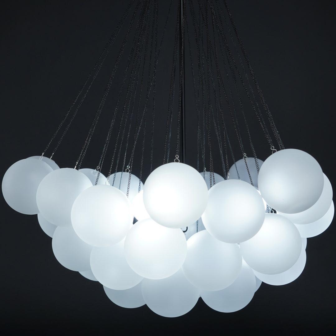 Halden Frosted Glass Bubble Chandelier