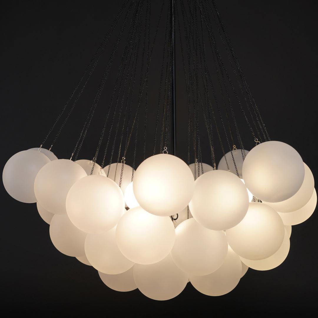 Halden Frosted Glass Bubble Chandelier