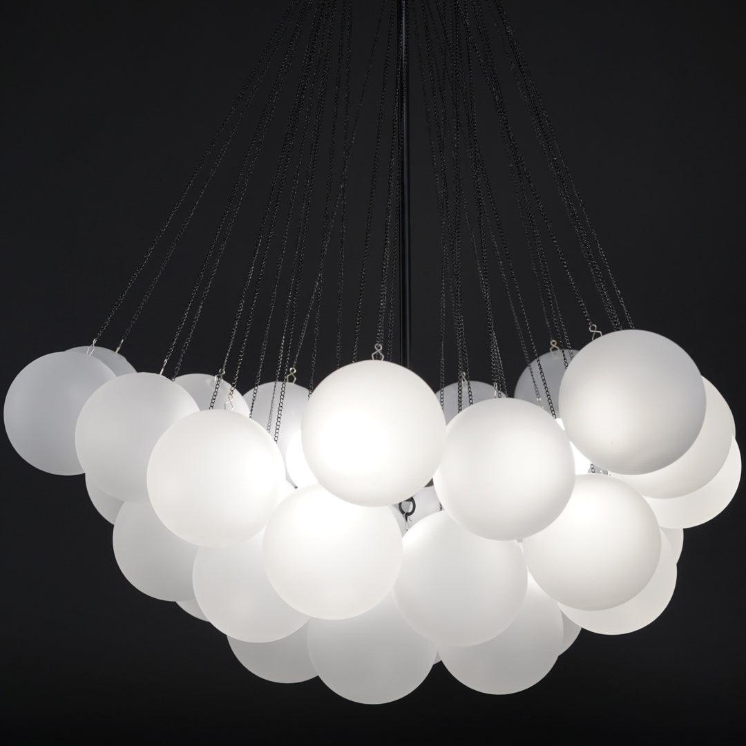 Halden Frosted Glass Bubble Chandelier