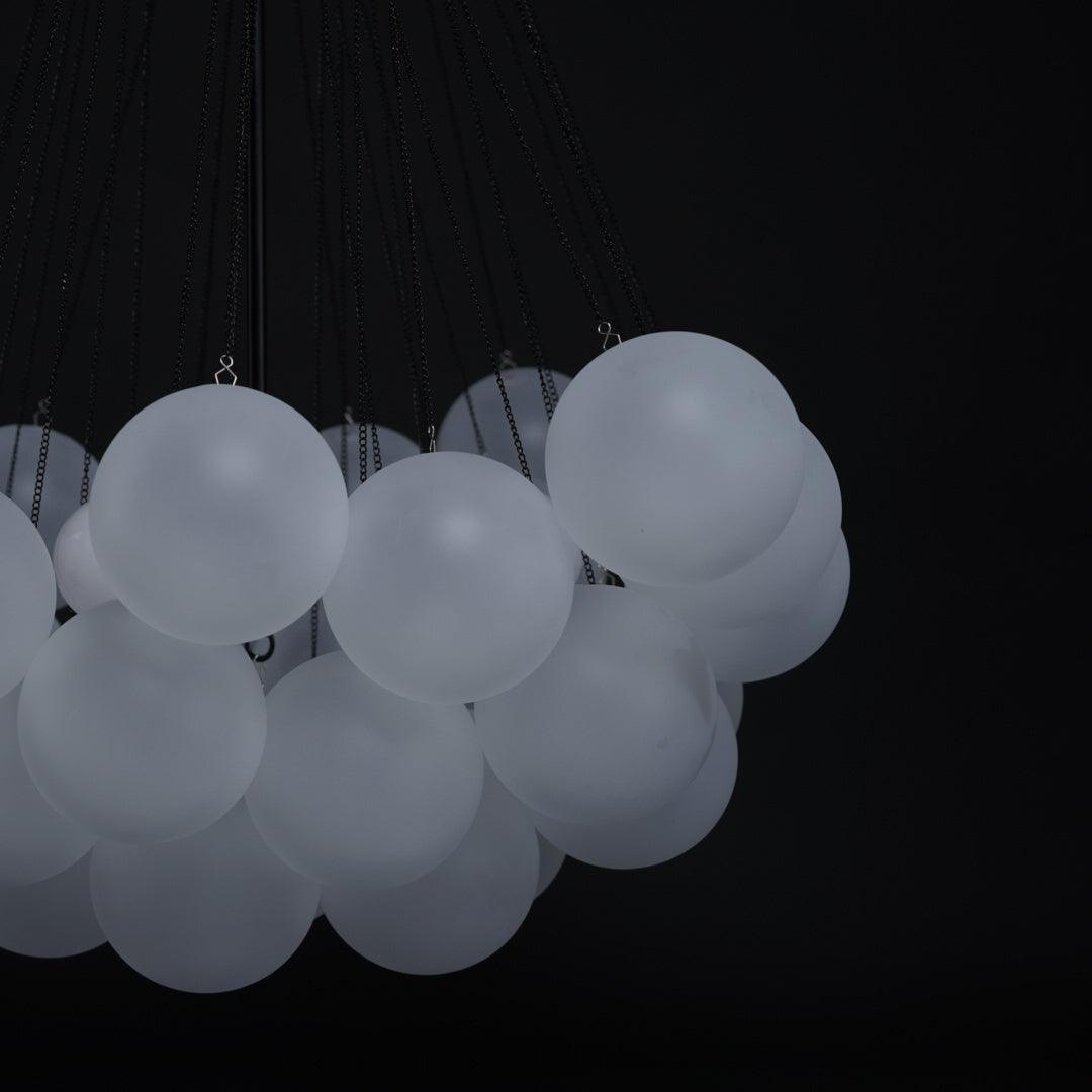 Halden Frosted Glass Bubble Chandelier