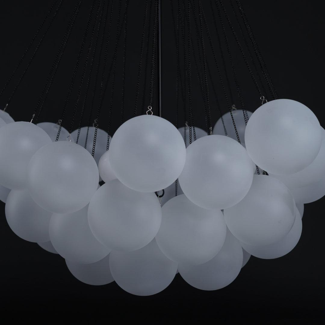 Halden Frosted Glass Bubble Chandelier