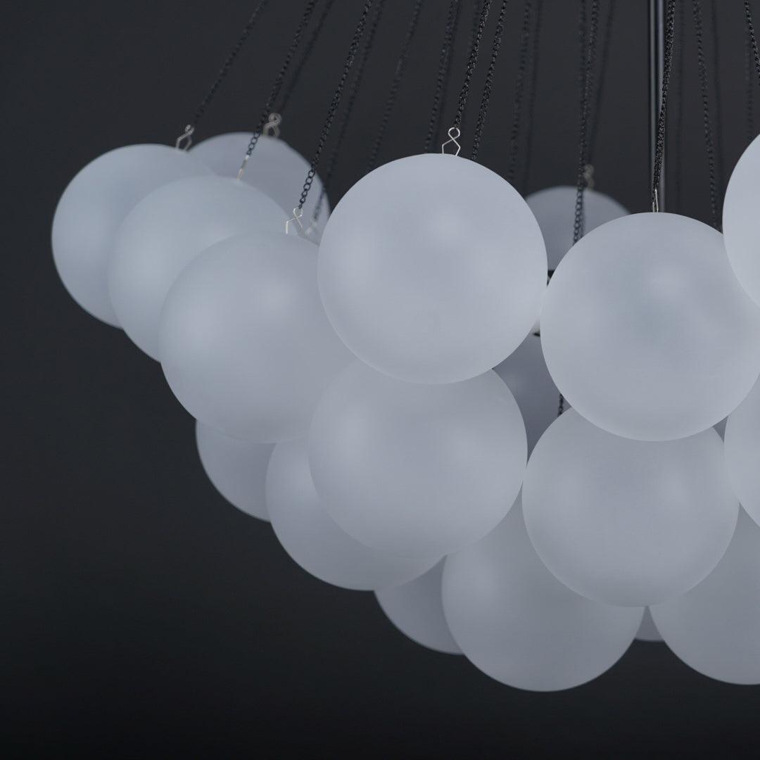 Halden Frosted Glass Bubble Chandelier