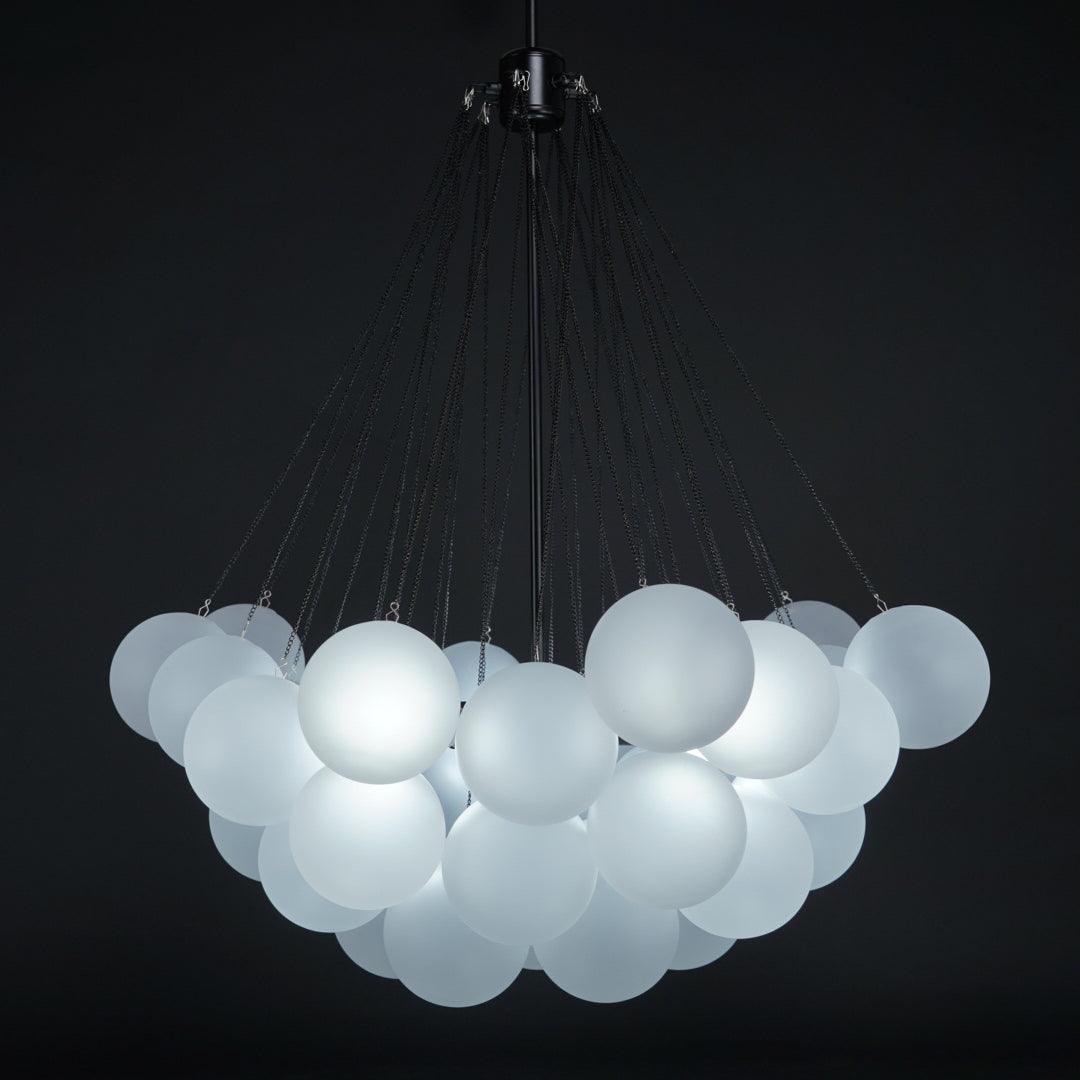 Halden Frosted Glass Bubble Chandelier