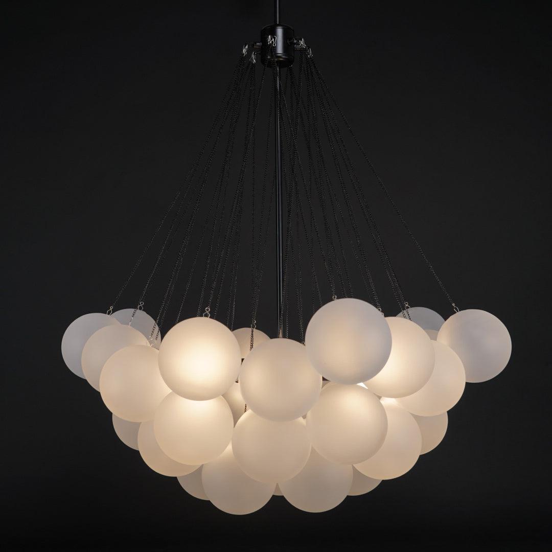 Halden Frosted Glass Bubble Chandelier