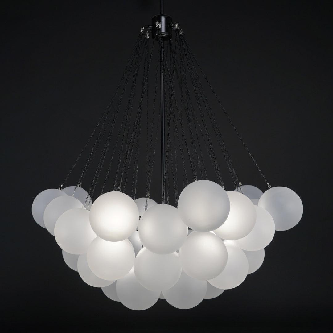 Halden Frosted Glass Bubble Chandelier