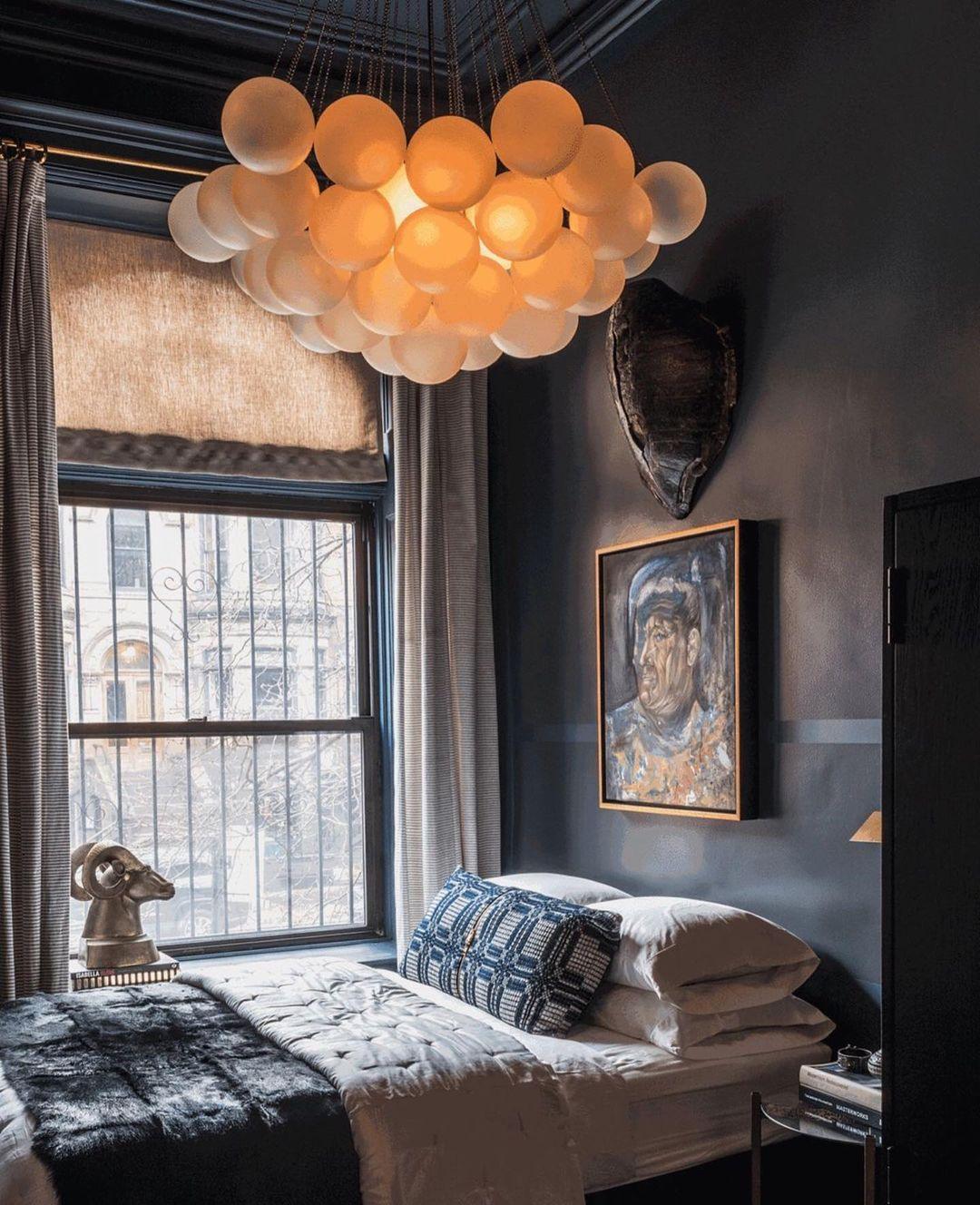 Halden Frosted Glass Bubble Chandelier