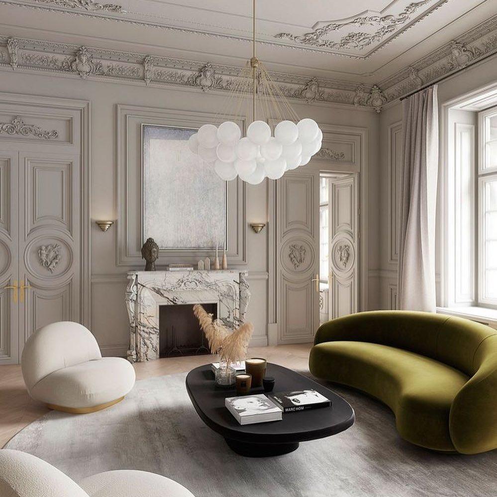 Halden Frosted Glass Bubble Chandelier