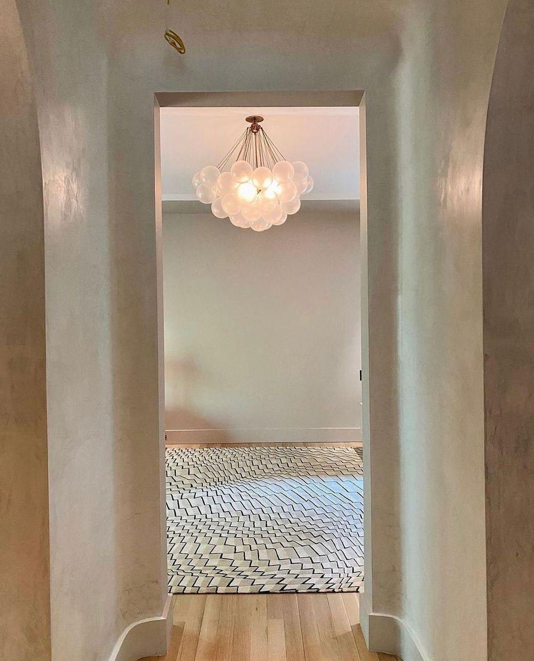 Halden Frosted Glass Bubble Chandelier