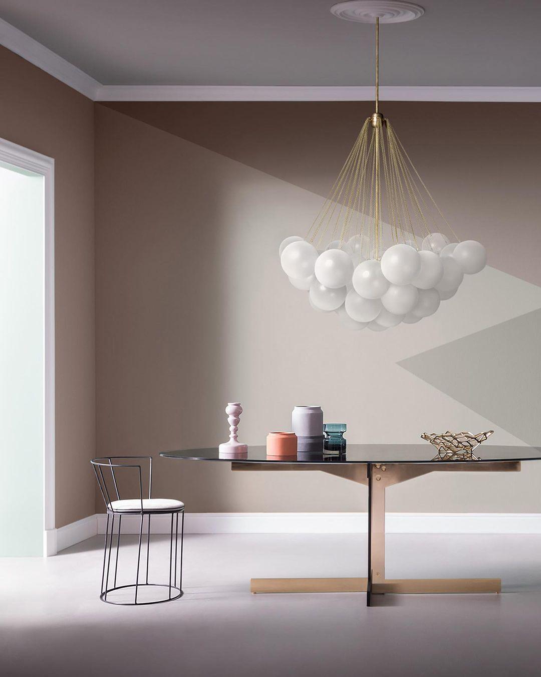 Halden Frosted Glass Bubble Chandelier