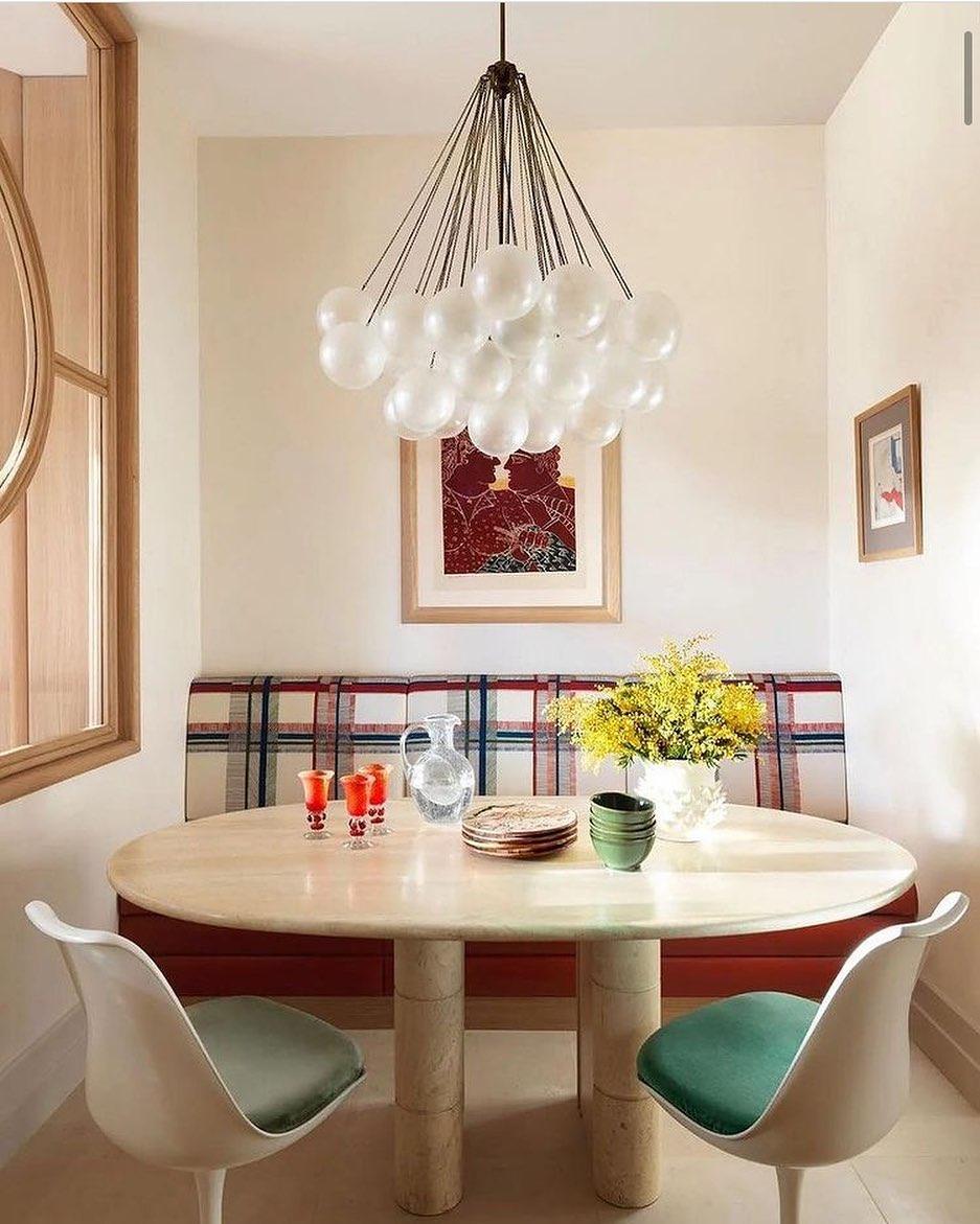 Halden Frosted Glass Bubble Chandelier
