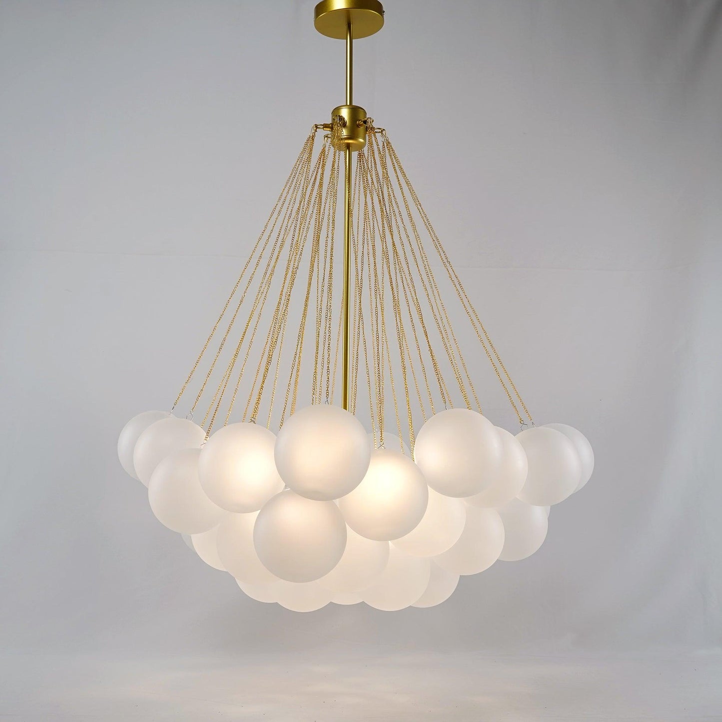 Halden Frosted Glass Bubble Chandelier
