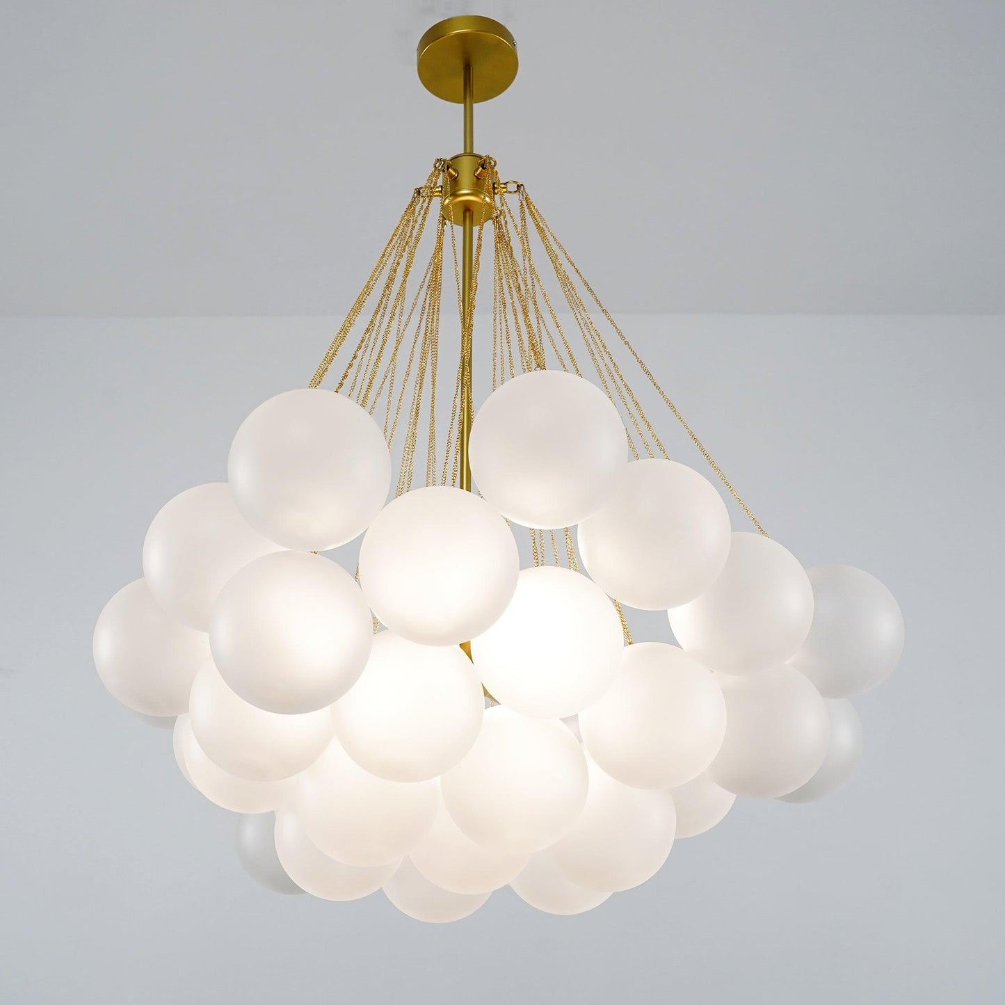 Halden Frosted Glass Bubble Chandelier