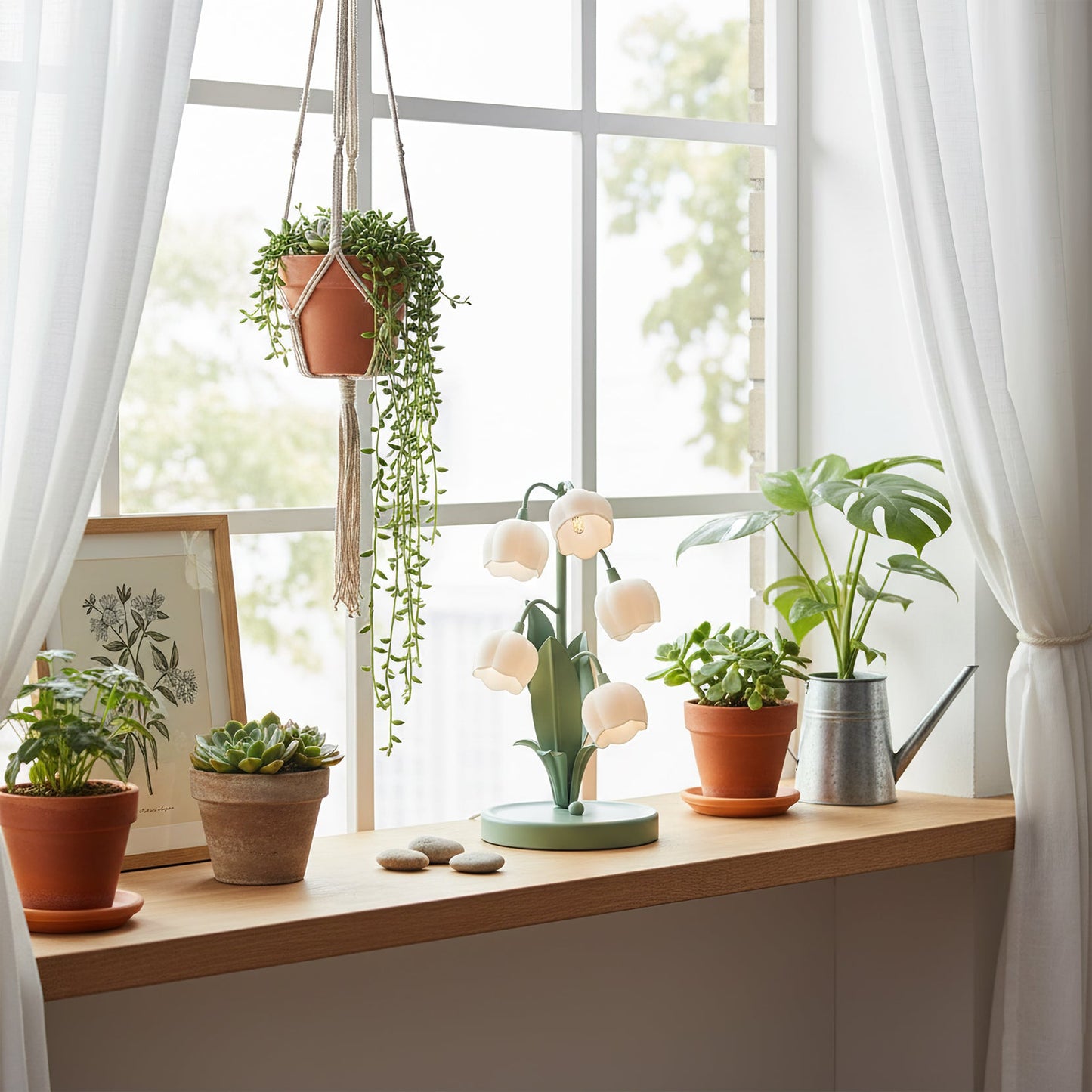 Bellflower Stem Table Lamp