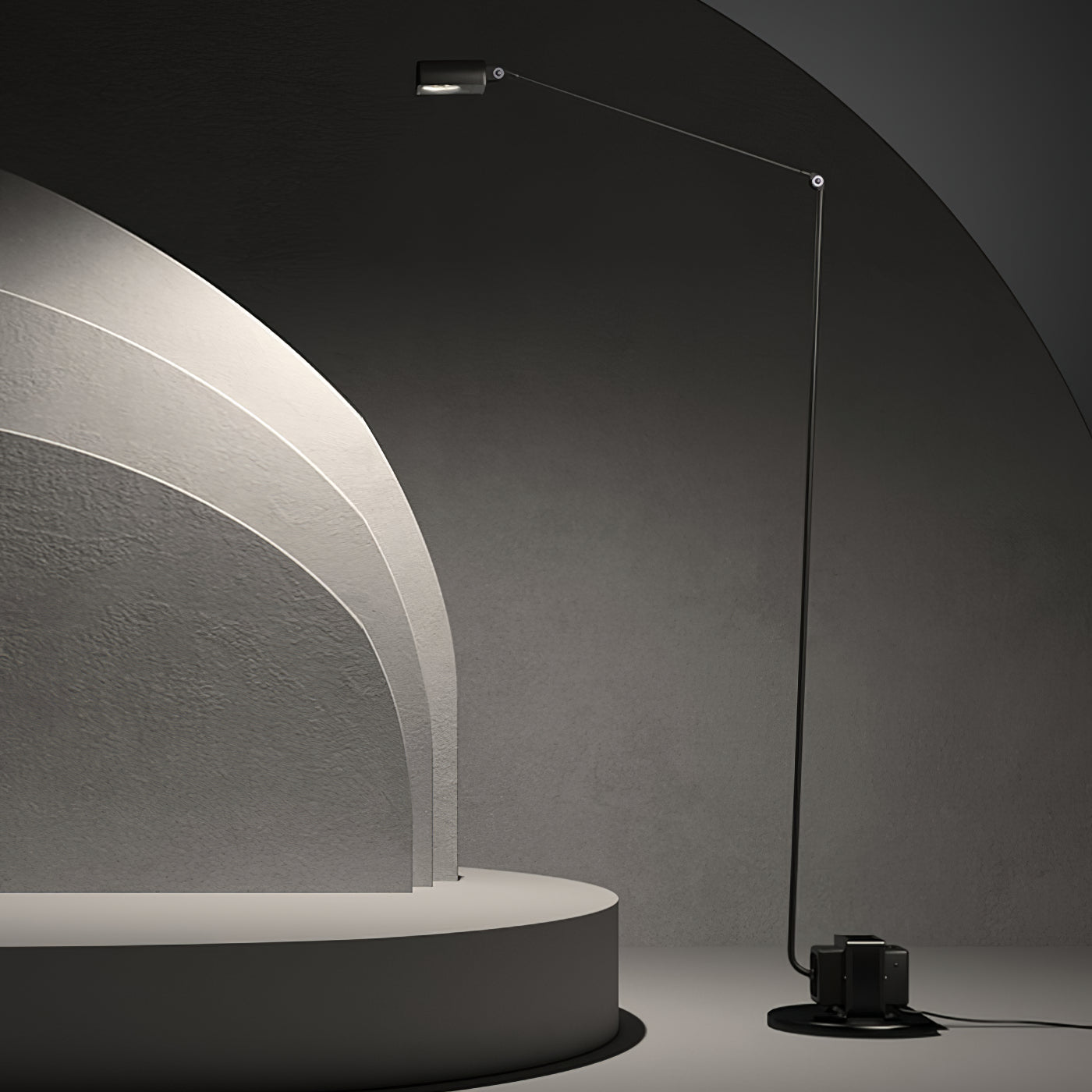 Dimmable Swivel Task Floor Lamp
