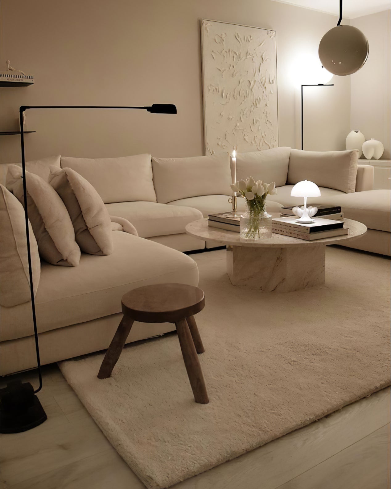 Dimmable Swivel Task Floor Lamp