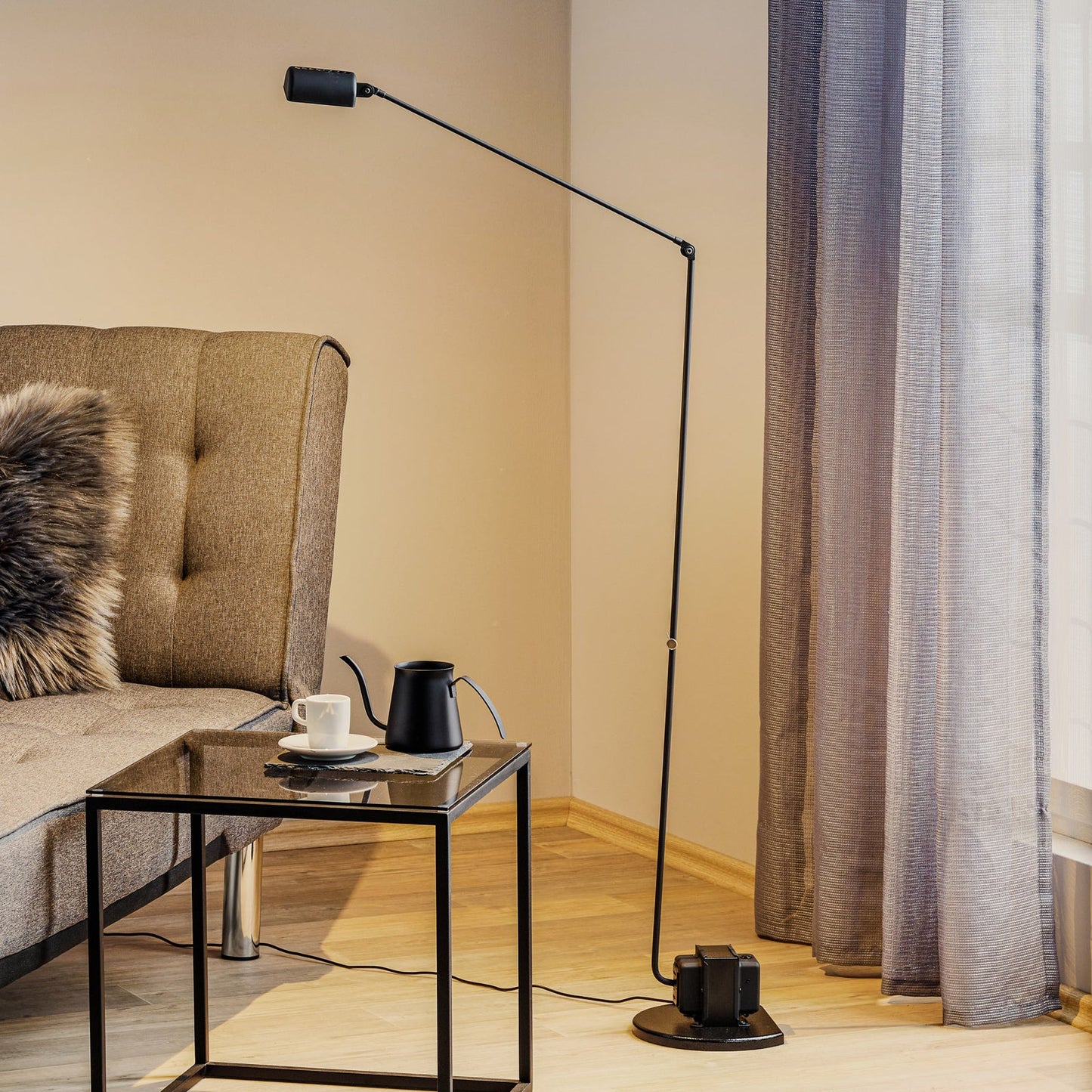 Dimmable Swivel Task Floor Lamp