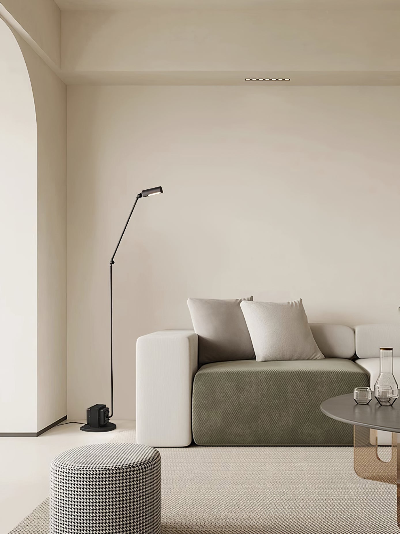 Dimmable Swivel Task Floor Lamp