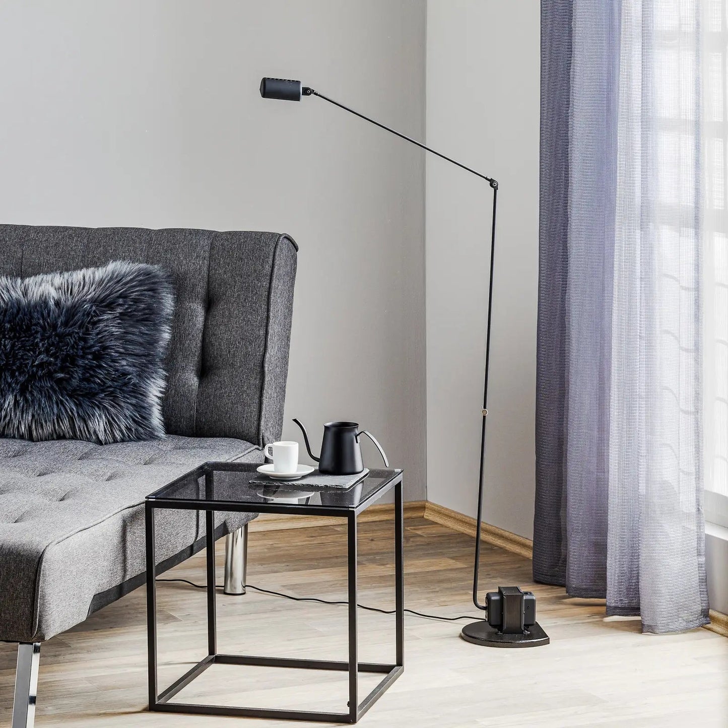 Dimmable Swivel Task Floor Lamp