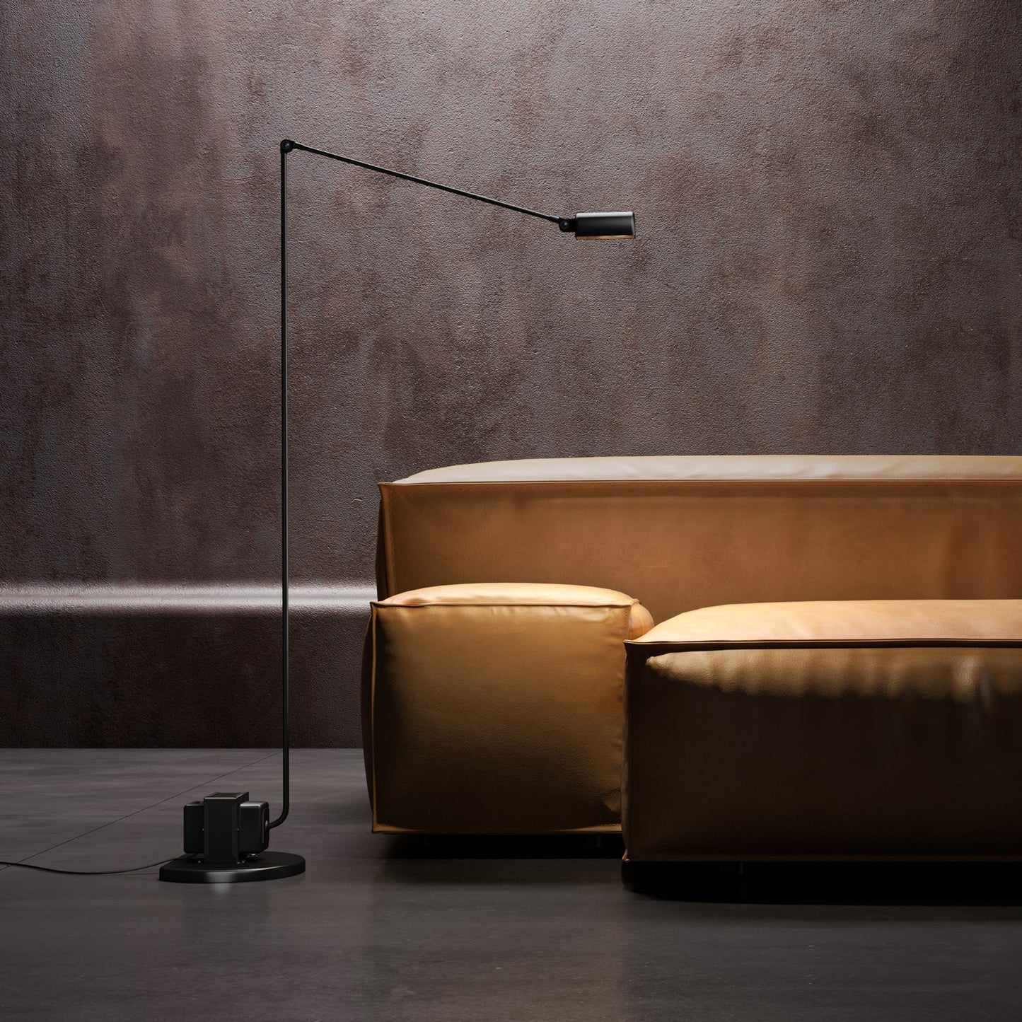 Dimmable Swivel Task Floor Lamp