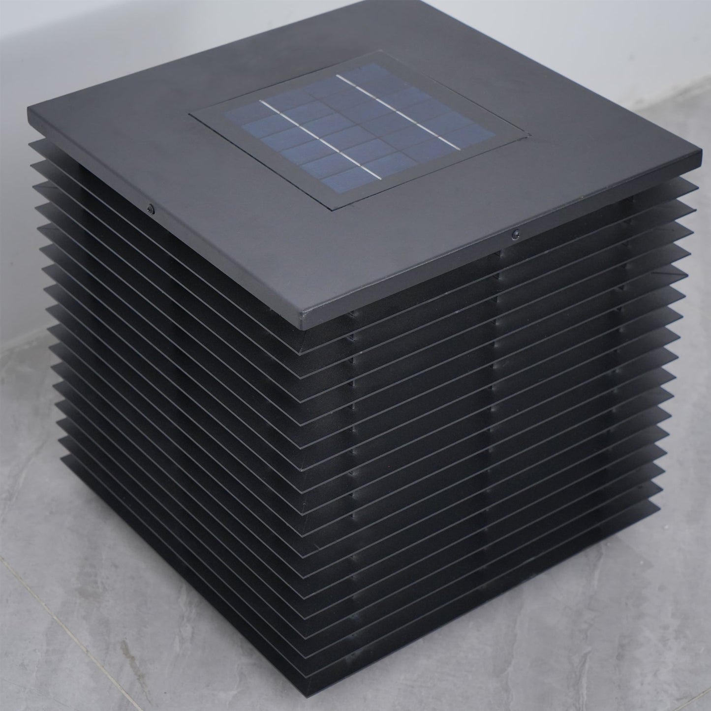 Cube Solar Outdoor Lantern