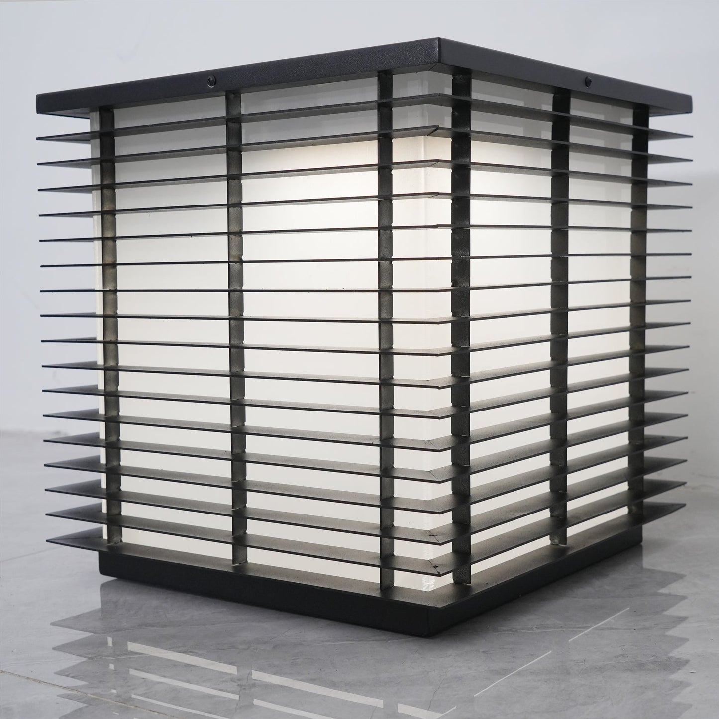 Cube Solar Outdoor Lantern