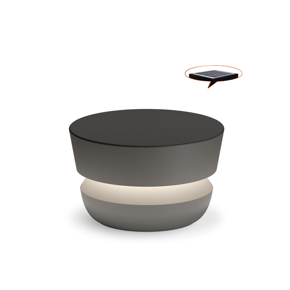 Aluminum Disc Outdoor Table Lamp