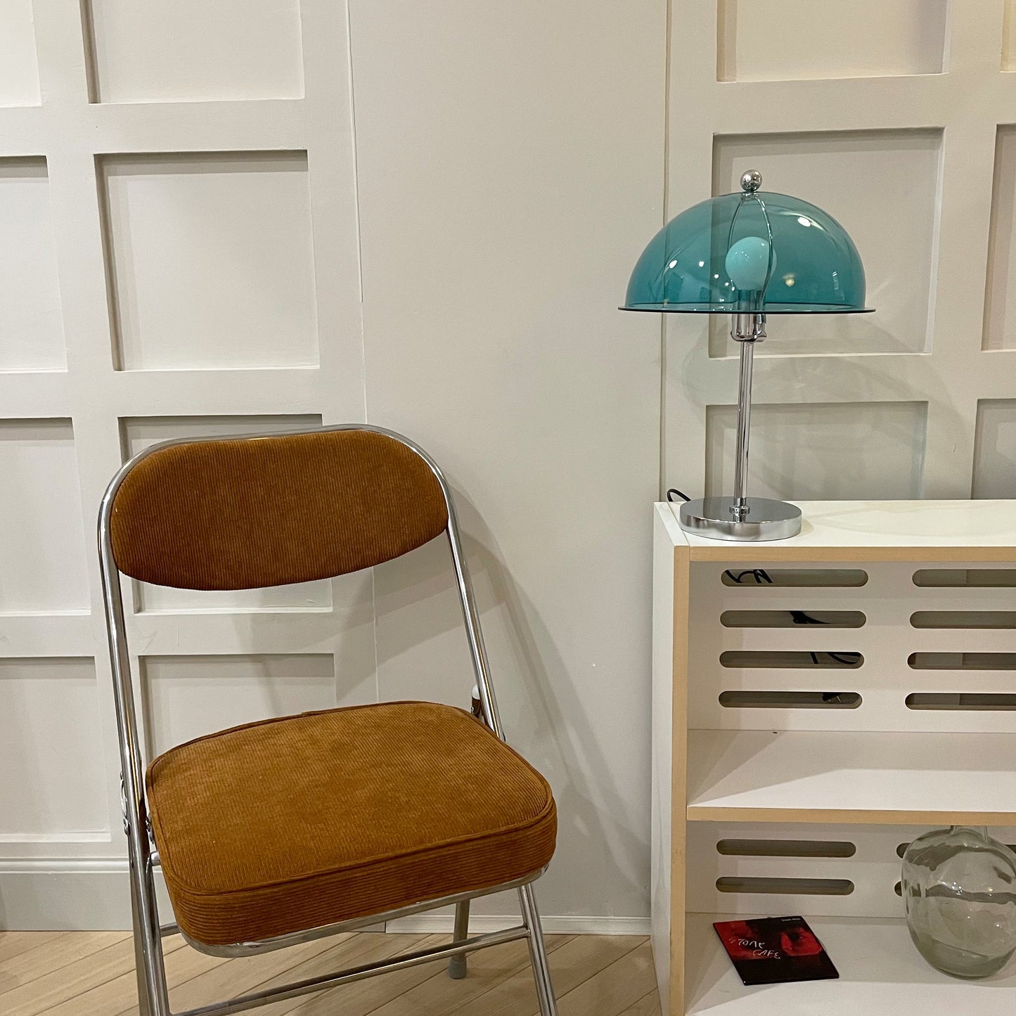 Amber Acrylic Shade Table Lamp