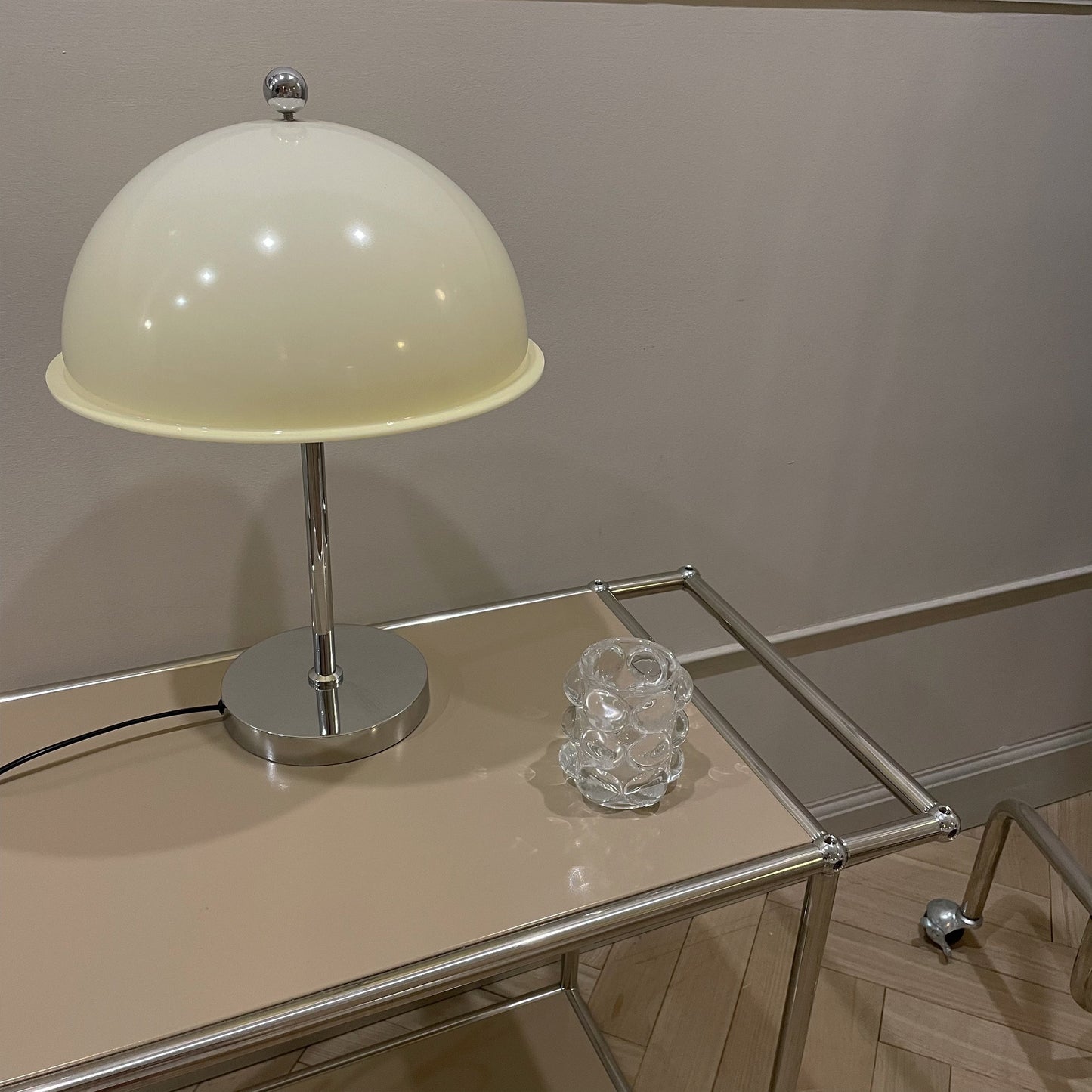 Amber Acrylic Shade Table Lamp