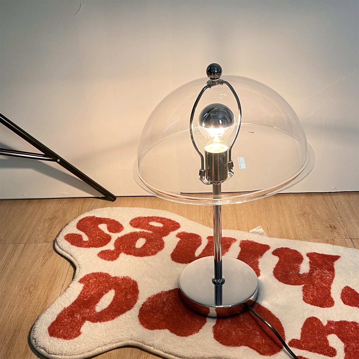 Amber Acrylic Shade Table Lamp