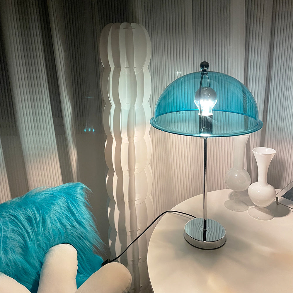Amber Acrylic Shade Table Lamp