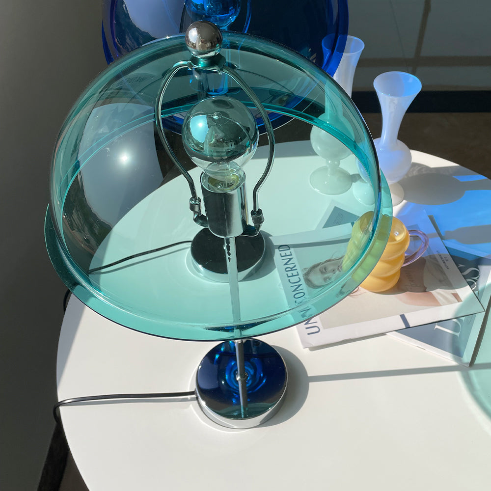 Amber Acrylic Shade Table Lamp