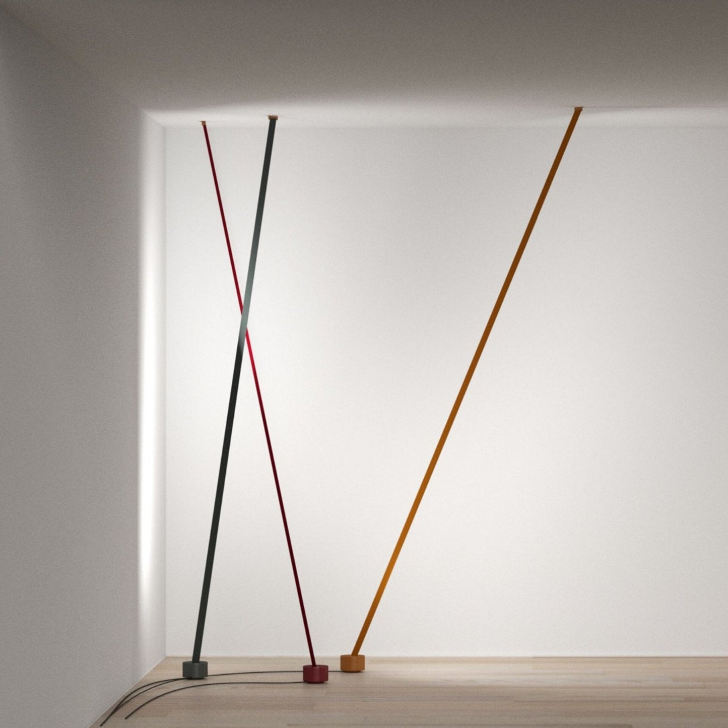 Slim Tension Pole Floor to Ceiling Lamp