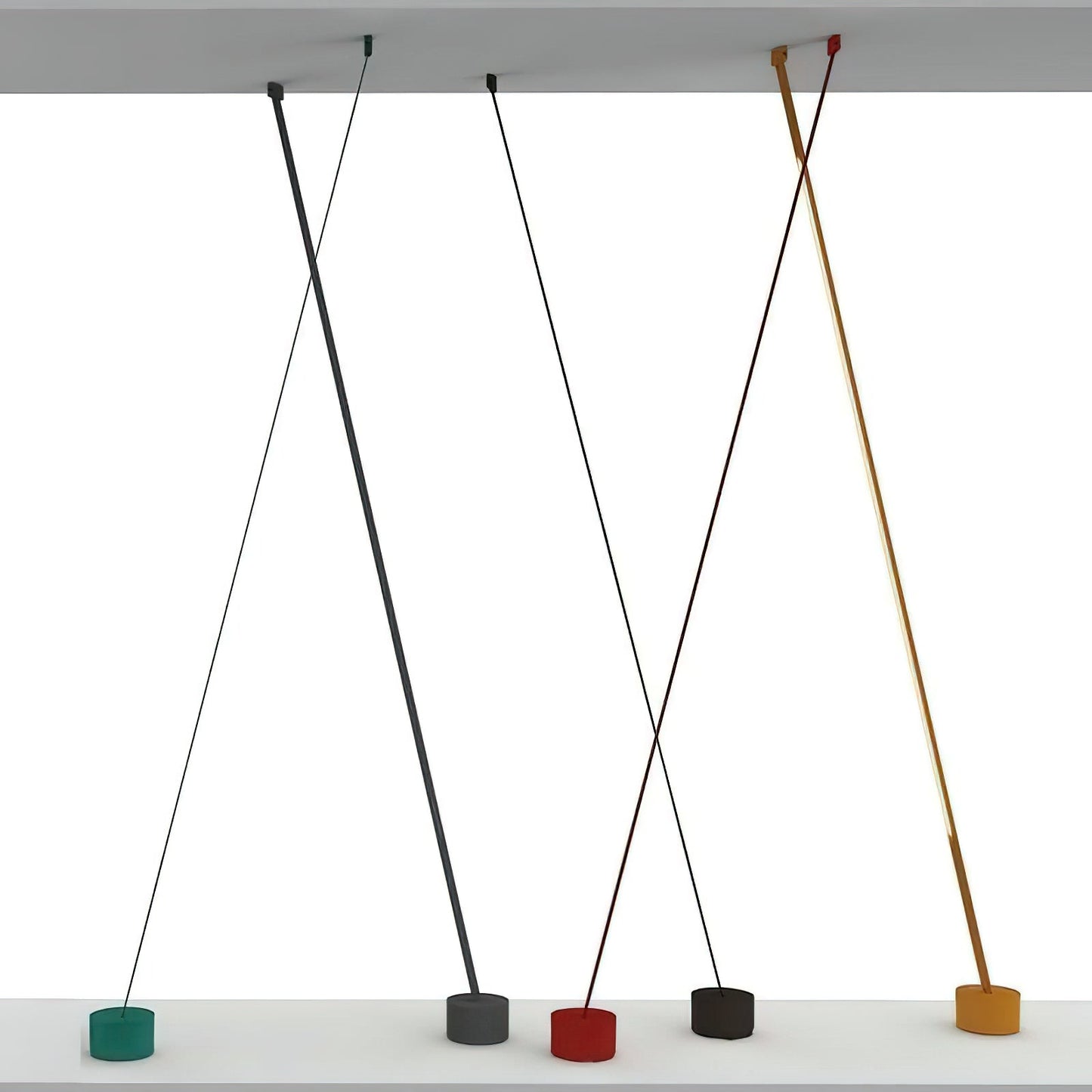 Slim Tension Pole Floor to Ceiling Lamp