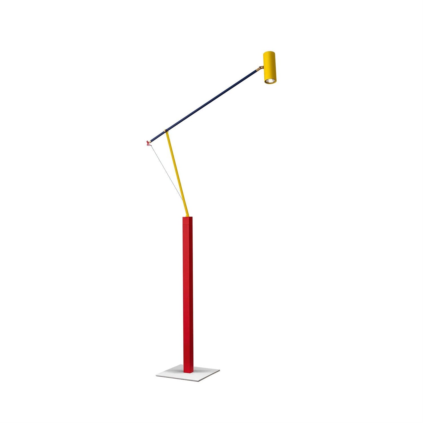 Primary Colour Adjustable Task Floor Lamp