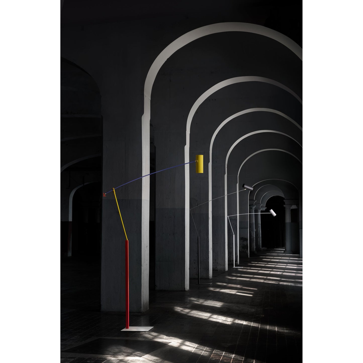 Primary Colour Adjustable Task Floor Lamp