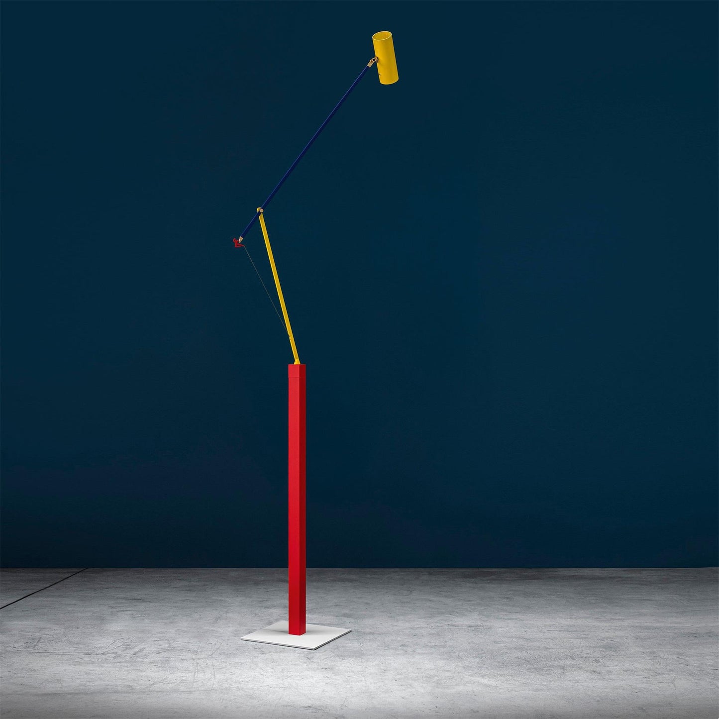 Primary Colour Adjustable Task Floor Lamp