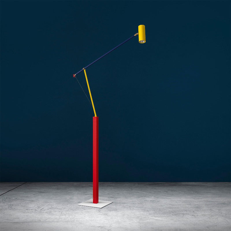 Primary Colour Adjustable Task Floor Lamp